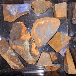 Healing Stones RAW, Australian Boulder Opal, Purple Stitchite STUNNING PIECES